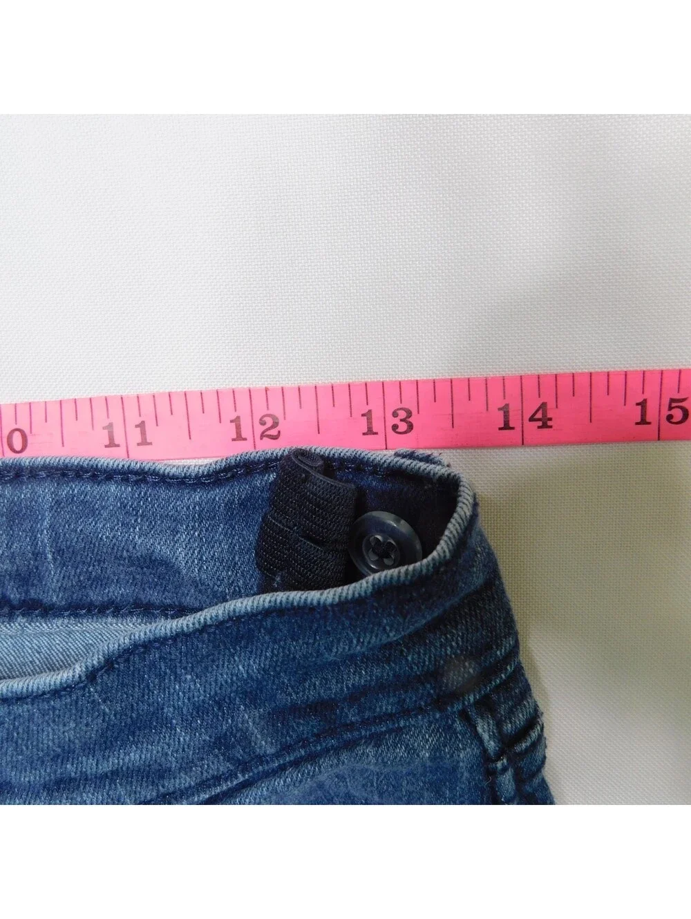 Old Navy Super Skinny Jeans Girls Size 14 Reg Mid Rise Dark Wash Stretch Denim